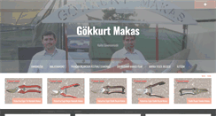 Desktop Screenshot of gokkurtmakas.com